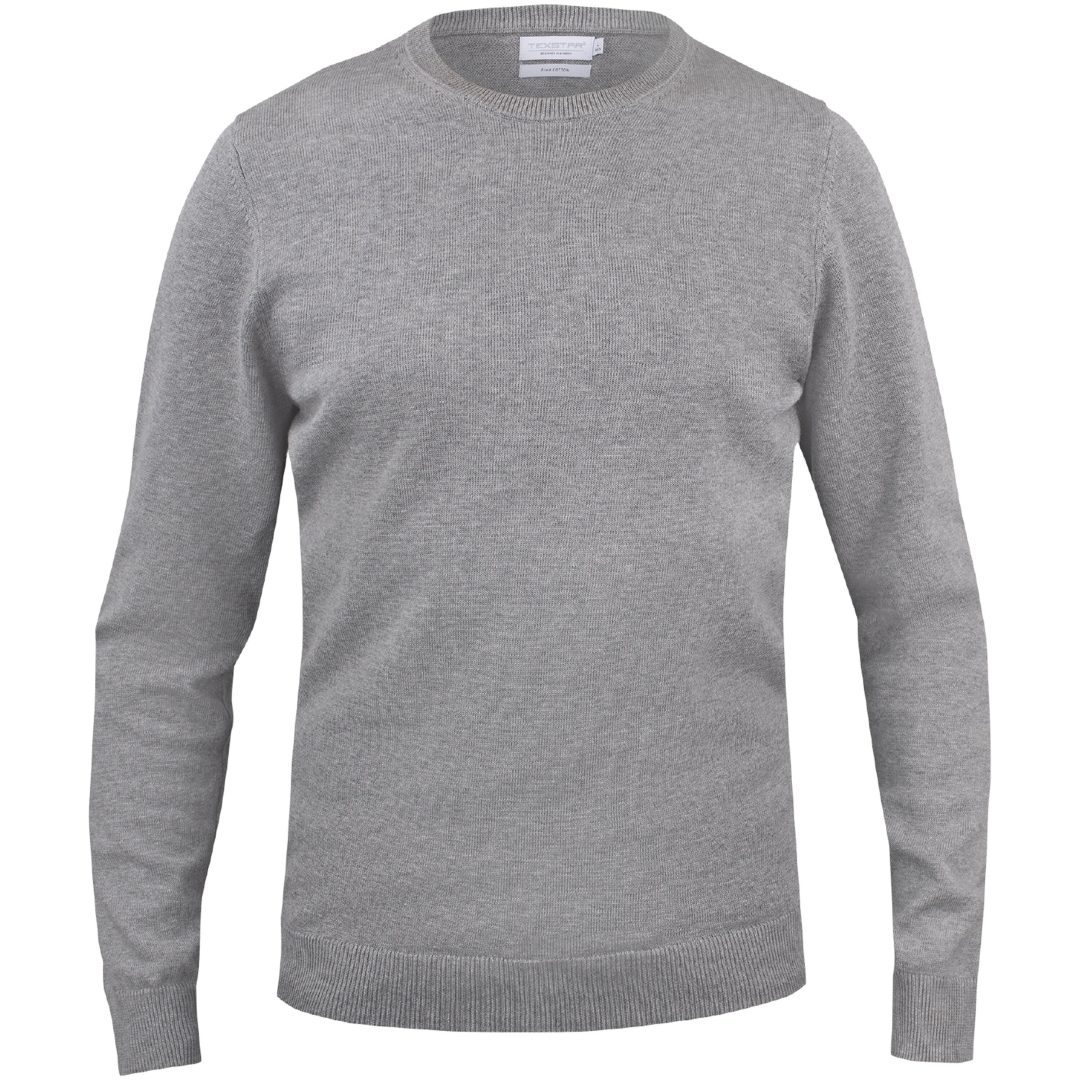 Pullover Ljusgrå Pl06 Texstar Small