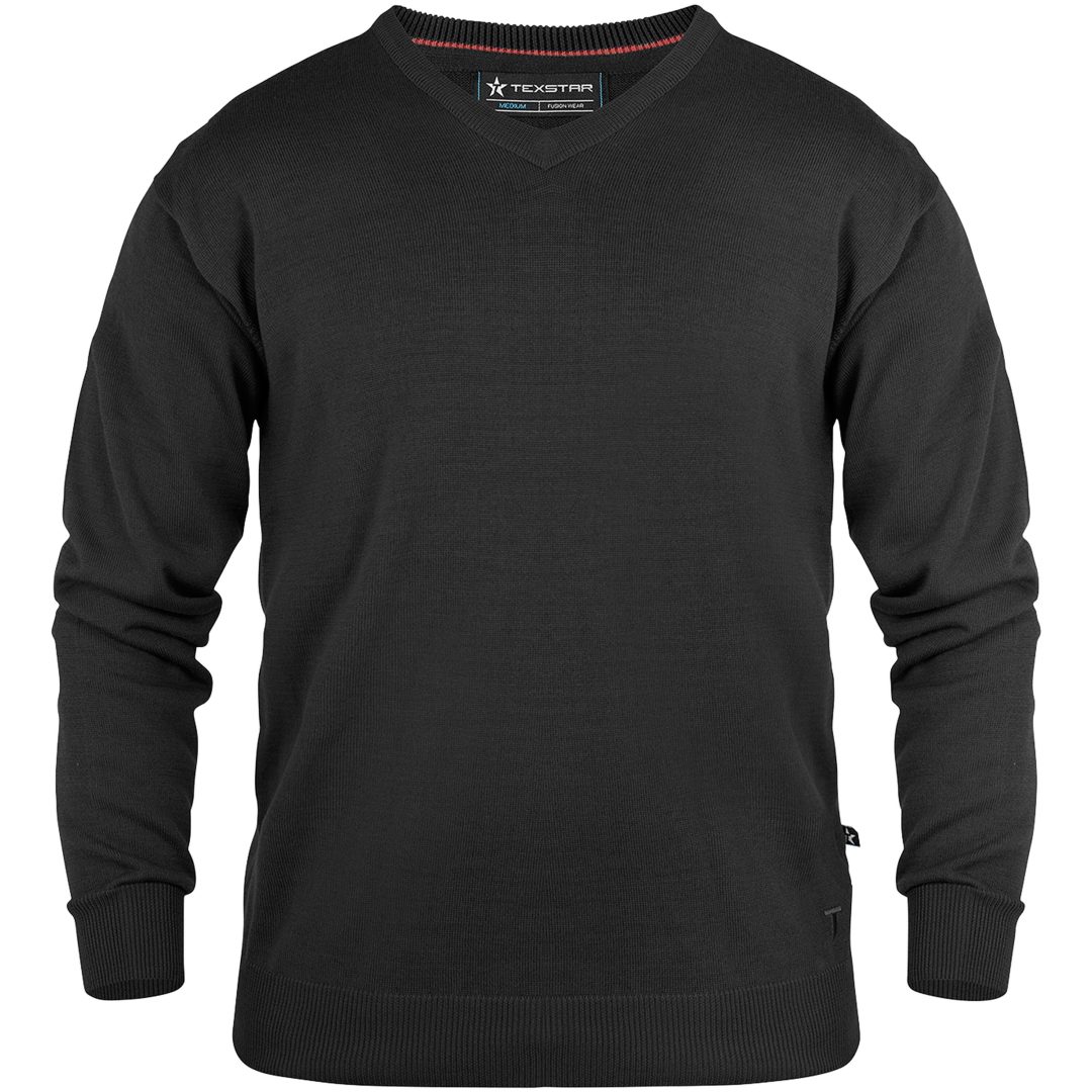 Pullover Svart Pl01 Texstar Small