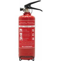 Pulverbrandsläckare, ABC, 2 kg, Röd MALMBERGS
