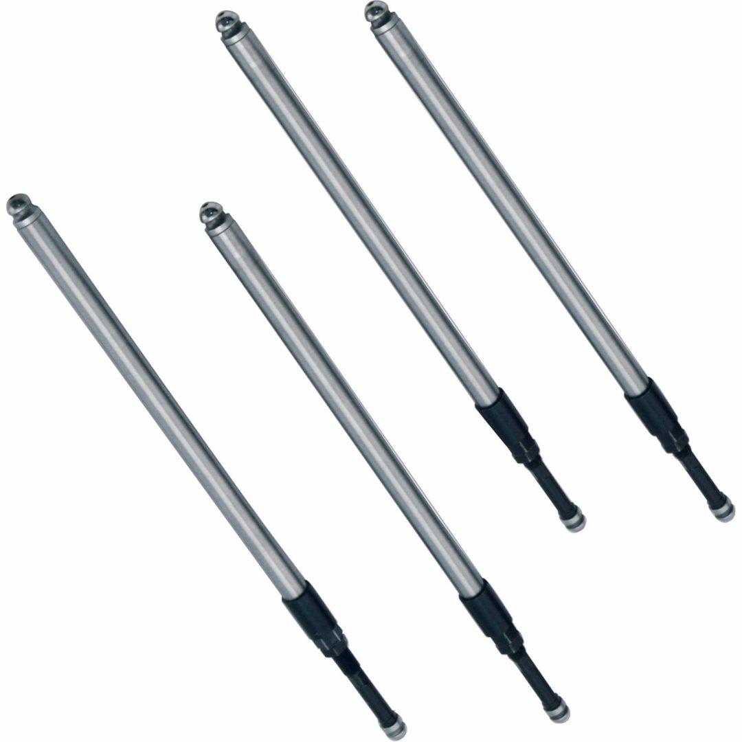 Pushrod Set Quickee Justerbara Svart S&S Cycle
