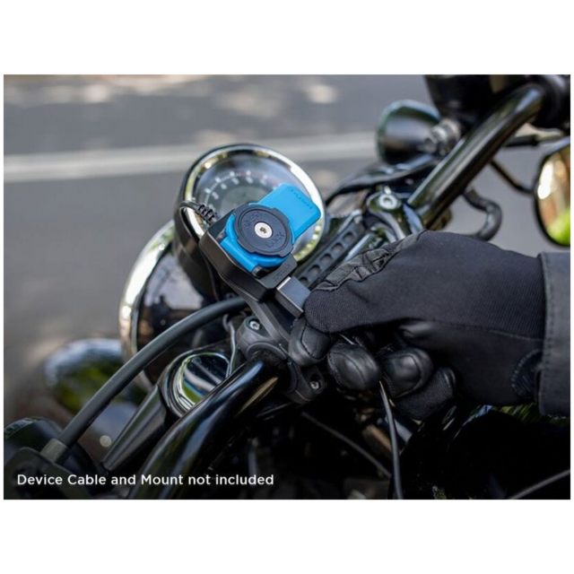 Quad Lock USB-Laddare Motorcykel Quick Charge 2.0 Svart