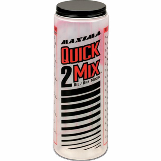 Blandningsflaska Quick 2 Mix™ Svart/Klar/Röd Polypropen MAXIMA