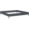 Rabattkant upphöjd antracit stål vidaXL 100 x 100 x 18.5 cm – miniatyr 6