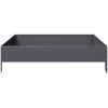 Rabattkant upphöjd antracit stål vidaXL 100 x 100 x 26 cm – miniatyr 4