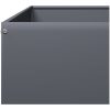 Rabattkant upphöjd antracit stål vidaXL 100 x 100 x 26 cm – miniatyr 7