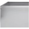 Rabattkant upphöjd galvaniserat stål vidaXL 100 x 100 x 26 cm – miniatyr 7