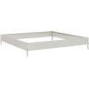 Rabattkant upphöjd rostfritt stål vidaXL 100 x 100 x 18.5 cm – miniatyr 2