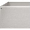 Rabattkant upphöjd rostfritt stål vidaXL 100 x 100 x 18.5 cm – miniatyr 7