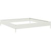 Rabattkant upphöjd vit stål vidaXL 100 x 100 x 18.5 cm – miniatyr 6