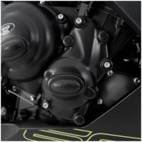 Race Series Right Crankcase Protection Cover (Ignition) - Black Triumph Trident 660 R&G Racing