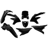 RACETECH 6-Piece Plastic Kit - Black