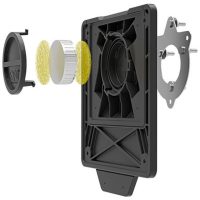 RACETECH Licence Plate Holder with Tag Holder - Black