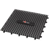 RACETECH Modular Rubber Mat - 9 pcs (1 sqm) - Black