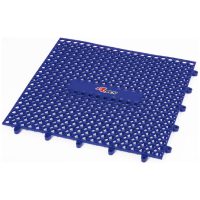 RACETECH Modular Rubber Mat - 9 pcs (1 sqm) - Blue