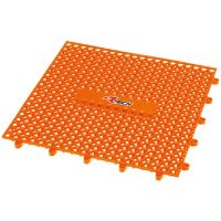 RACETECH Modular Rubber Mat - 9 pcs (1 sqm) - Orange