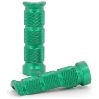 Racing Foot Pegs Green V PARTS