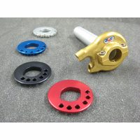 Racing Throttle Control Robby Moto, Racing 22mm, milled of full Al-CNC, color Black, without wires