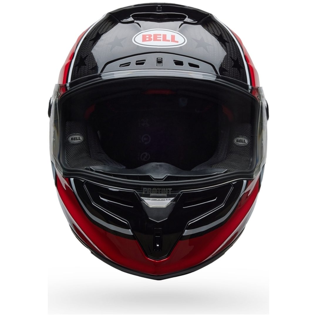 Racinghjälm Race Star Dlx Flex Rsd Glans Blå/vit/röd BELL s – bild 4