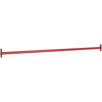 Räck 125 cm stål röd vidaXL