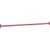 Räcken 2 st 125 cm stål röd vidaXL – miniatyr 2