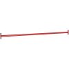 Räcken 3 st 125 cm stål röd vidaXL – miniatyr 2