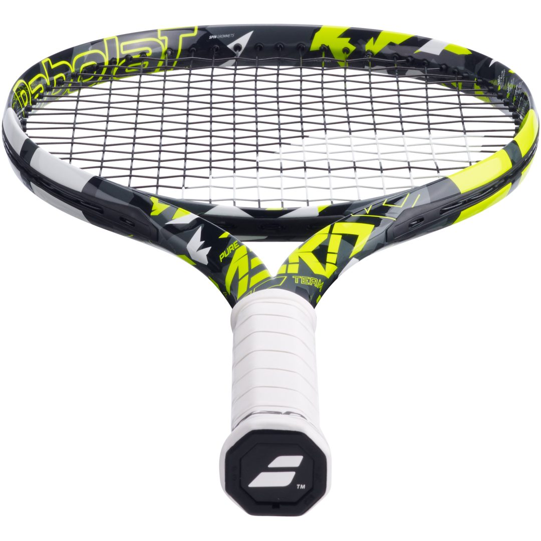 Racketar Pure Aero Team Strung Mörkgrå Babolat – bild 2
