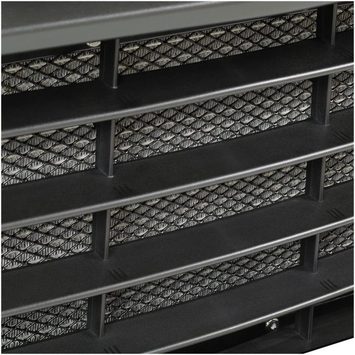 Radiatorgaller Svart Pulverlackerad SHOW CHROME – bild 2