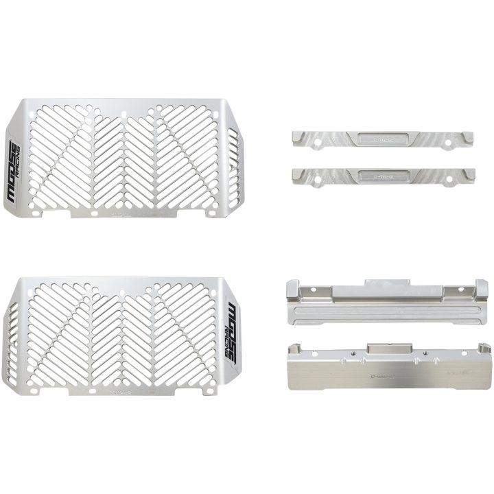 Radiatorskydd Billet Silver MOOSE RACING Kylarskydd – bild 5