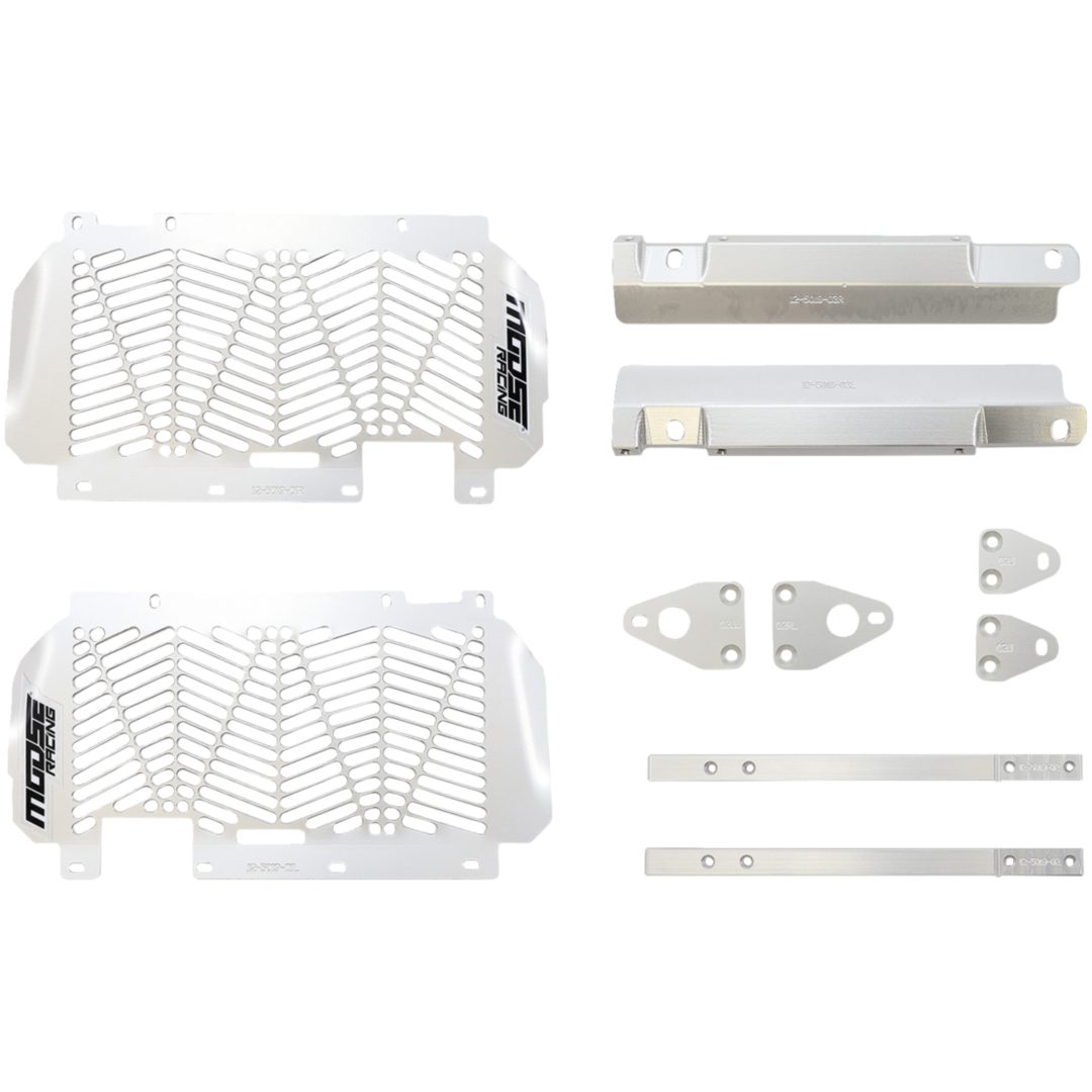 Radiatorskydd Billet Silver MOOSE RACING Skydd – bild 3
