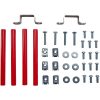 Radiatorstag Aluminium/röd/silver AXP RACING – miniatyr 2