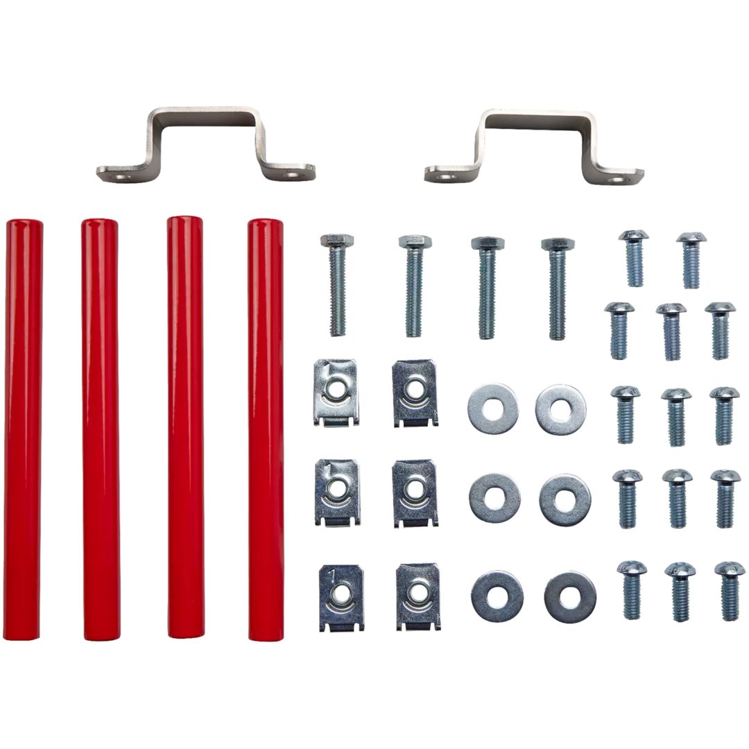 Radiatorstag Aluminium/röd/silver AXP RACING – bild 2