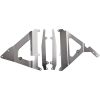Radiatorstag Aluminium/röd/silver AXP RACING – miniatyr 1