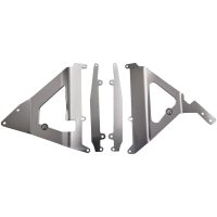 Radiatorstag Aluminium/röd/silver AXP RACING