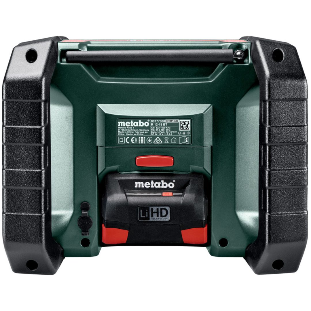 Radio 12V-18V R 12-18 BT Metabo – bild 2