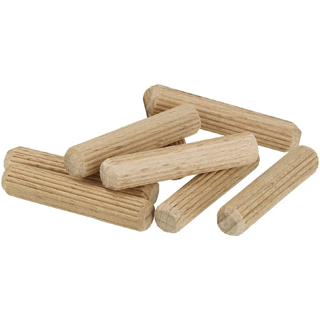 Räfflad plugg Luna PLUGG TRÄ RÄFFLAD 10X40 (20)