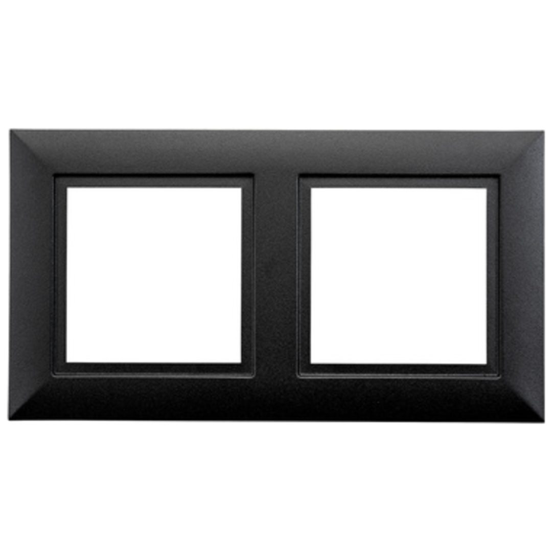 Ram Svart Soft Square 2x SG Armaturen