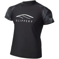 RASHGUARD SS BK/CAMO XS
