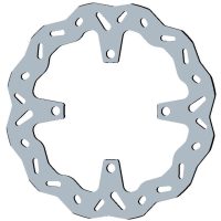 Rear Brake Disc Wave WF7537 BRAKING