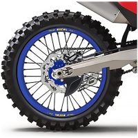 Rear Rim 17x4,50x36T Black/Blue For HW Hub HAAN WHEELS