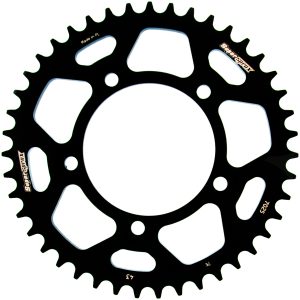 Rear Sprocket Alu RAL-7025:42 Black SUPERSPROX