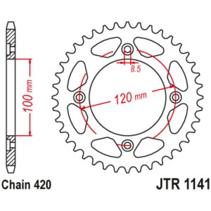 Rear Sprocket Steel Standard - 420 JT SPROCKETS