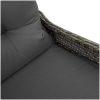 Recliner Stol med Kudde Grå Poly Rattan vidaXL 56 x 66 x 95 cm – miniatyr 8