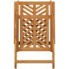 Reclinerande trädgårdstolar 6 st Massiv teak vidaXL Standard – miniatyr 10