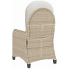 Reclinerstol med Kudde Beige Poly Rattan vidaXL 56 x 66 x 95 cm – miniatyr 7