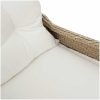 Reclinerstol med Kudde Beige Poly Rattan vidaXL 56 x 66 x 95 cm – miniatyr 8