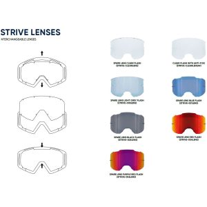 Red Bull Strive SPARE LENS light grey flash SPECT