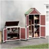 Redskapsbod 2 delar mocka massiv furu vidaXL – miniatyr 3