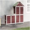 Redskapsbod 2 delar mocka massiv furu vidaXL – miniatyr 1