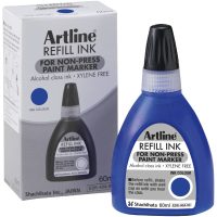 REFILL 437A ARTLINE NON-PRESS PAINT MARKER BLÅ 60ML