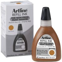 REFILL 437A ARTLINE NON-PRESS PAINT MARKER BRUN 60ML